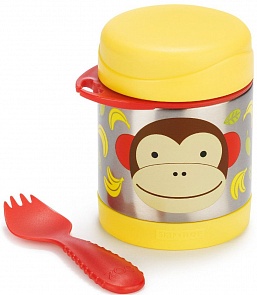 Термос со столовым прибором Обезьяна (Skip Hop, SH 252376veg)